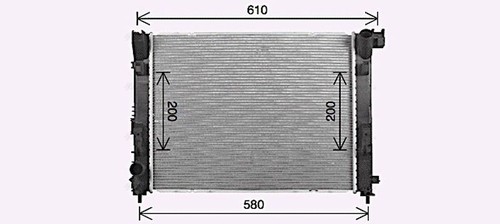 Ava coolant radiator - ava, dn2480