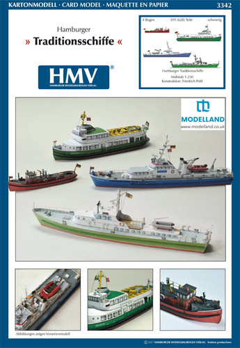 Hamburg museum ships card - museum,