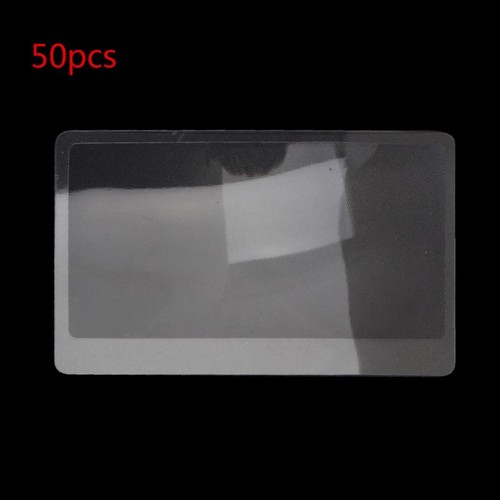 Card credit size - size, magnifying
