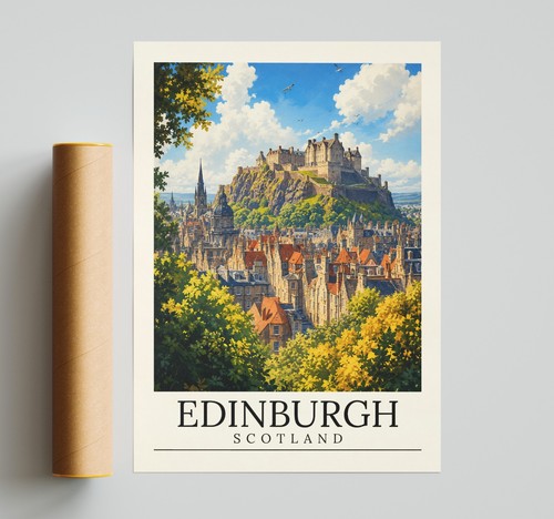 Edinburgh wall art - edinburgh,
