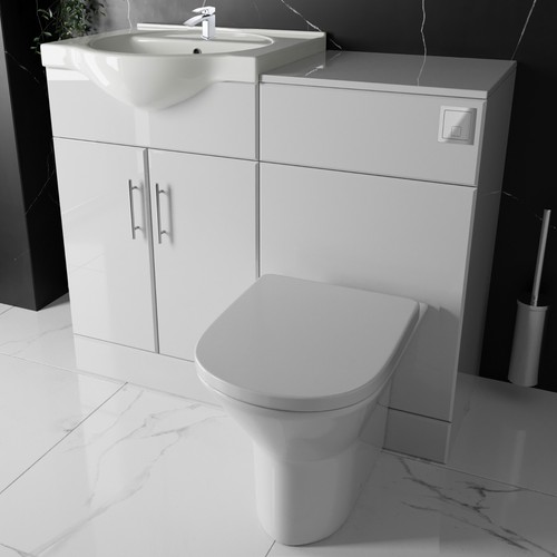 Vanity unit set chrome tap - vanity,