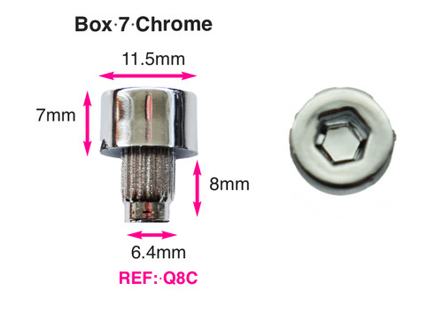 Chrome plastic wheels - 25,