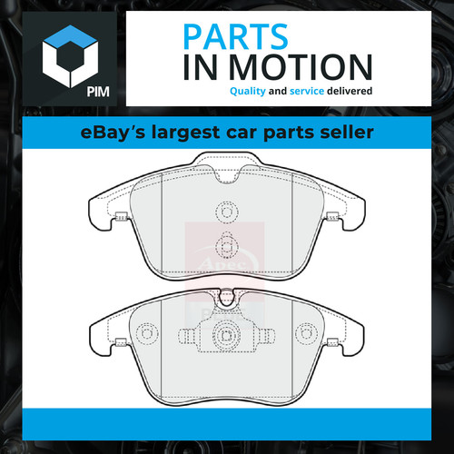 Brake pads set - pads, fits