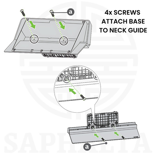 Stand neck to base - neck,