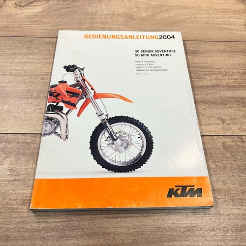 Ktm oem owner handbook - ktm,