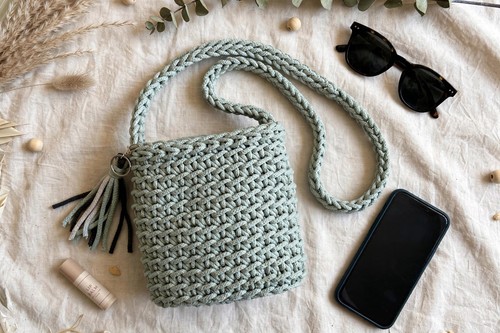 Handmade green cotton - handmade,