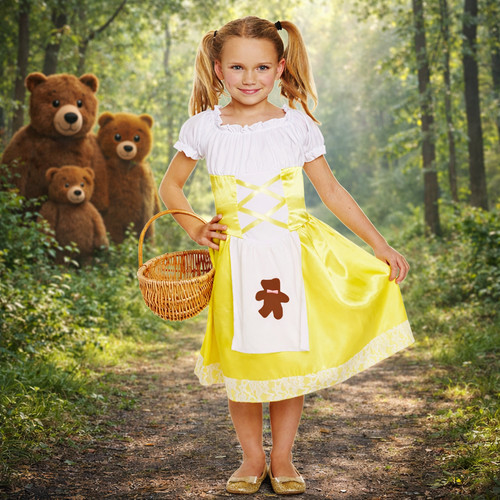 Girls goldilocks 3 bears - girls,