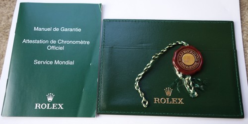 Rolex wallet booklet tag - ,