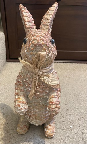 Easter bunny ceramic garden - easter,