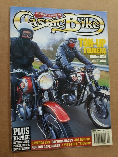 Classic bike magazine april - magazine,