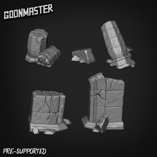 Building ruins basing kit - -, kit/