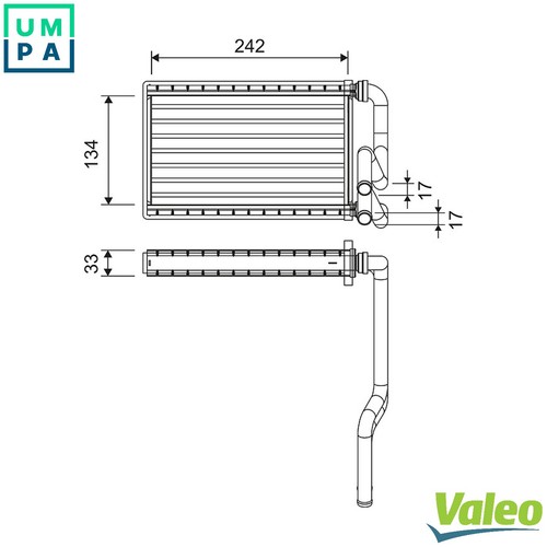 Heat exchanger interior - heat,