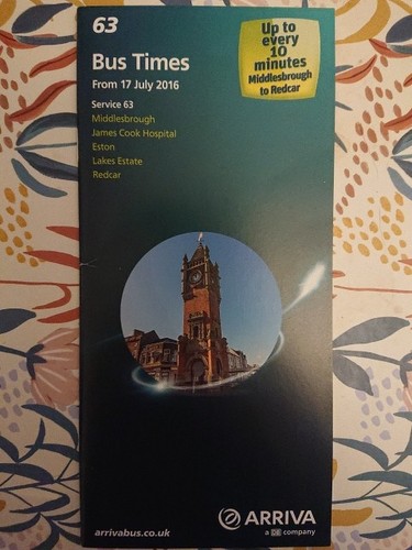 Arriva north east timetable - east,