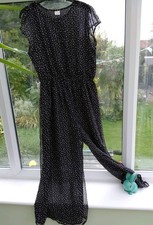 Black with Wite Stars Jumpsuit