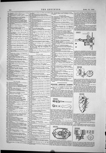 Old american patents - american, 1889