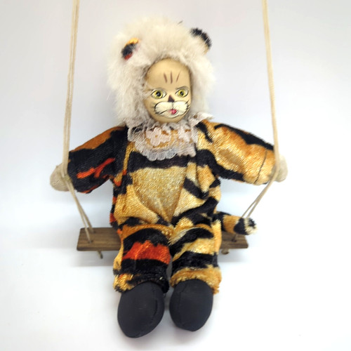 Porcelain faced cat tiger - faced, on