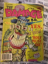 The Damage Adult British 1980's Comic Vol. 1 No. 12