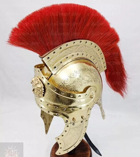 Roman centurion helmet with - centurion,