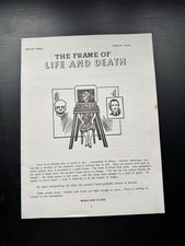 The Frame Of Life And Death Magik Illusion Book Plans -  Magic Trick - Stage