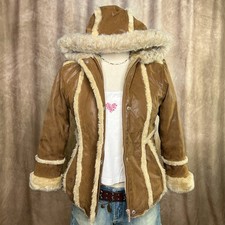 Vintage Y2K Faux Leather Fur
