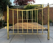 Beautiful Brass Vintage Art Deco Style 4ft6 Double Bed Frame