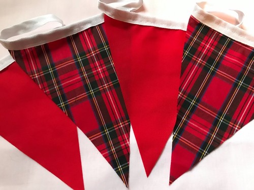 Handmade christmas fabric - .,