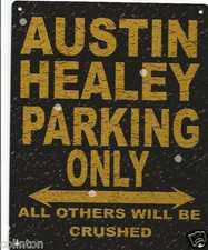 Austin Healey  rustic parking