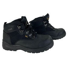 Site Onyx Men's Black Waterproof Steel Toe Cap Safety Ankle Boots Used | UK 9