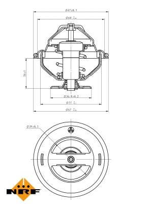 Thermostat coolant fits ford - fits:,