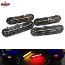 4x Clear LED Side Bumper