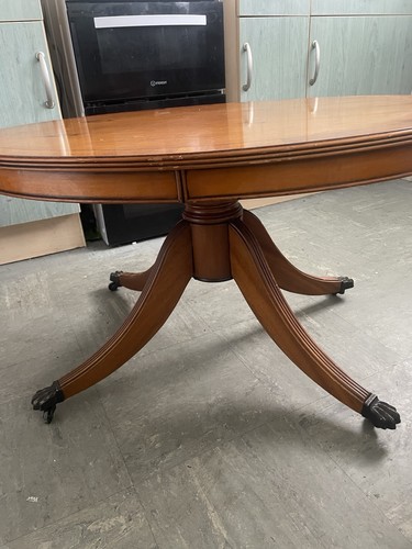 Yew wood coffee table - , with