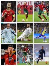 RONALDO FOOTBALL POSTER - LOTS OF SIZES - FRAMED & LAMINATED OPTION a