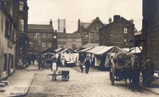 OTLEY NEAR LEEDS. MARKET PLACE BY W.WALKER & SONS
