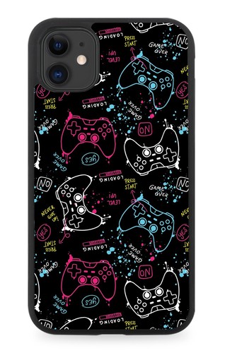 Gamer pattern rubber - rubber, phone