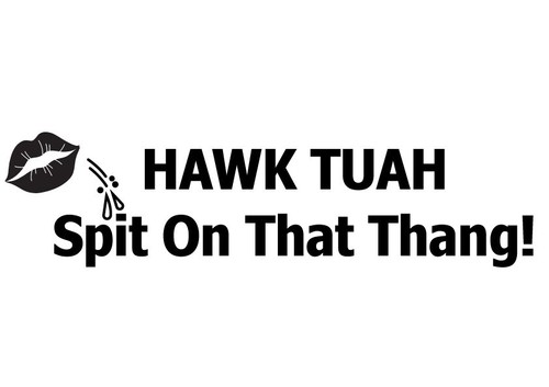 Hawk tuah spit that thang - tuah, on