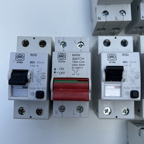Rcd main switch 63a amp - mk,