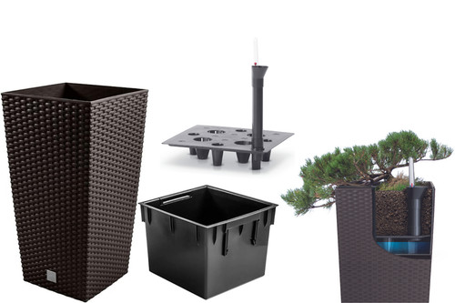 Square plant pot elegant - pot,