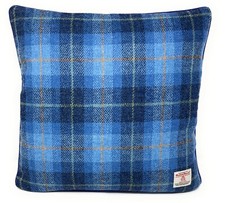 Harris Tweed Blue Tartan