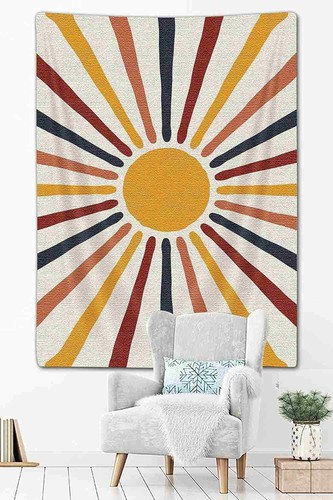 Boho sun wall - boho, large