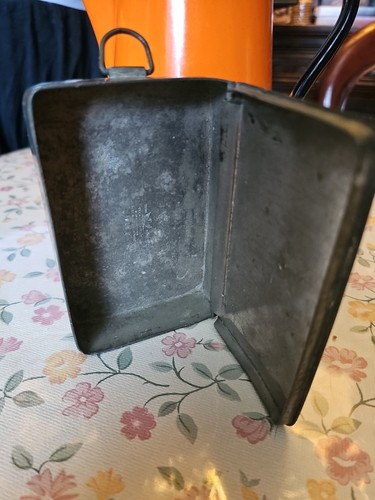 Vintage pewter trinket box - trinket,