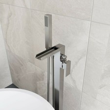 Waterfall Bathroom Taps Chrome