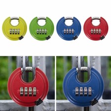 Gym Lock Disc Padlock Heavy Duty 4 Digit Code Combination Stainless Steel Lock
