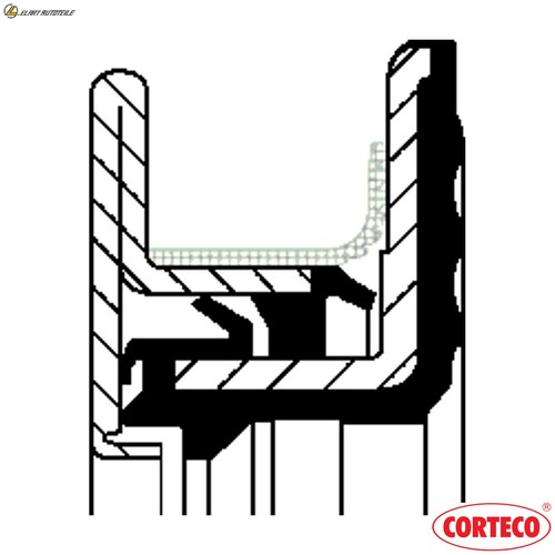 Shaft seal crankshaft - shaft,