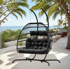 Rattan Egg Swing Chair, Double