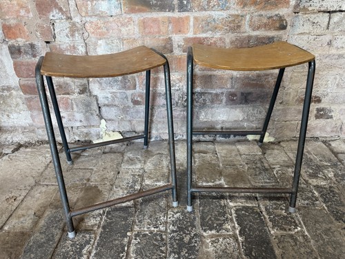 Vintage science lab - vintage, stools