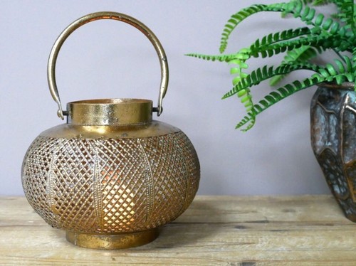 Gold metal antique rustic - metal,