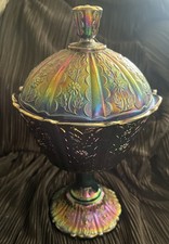 Fenton Glass Iridescent Black