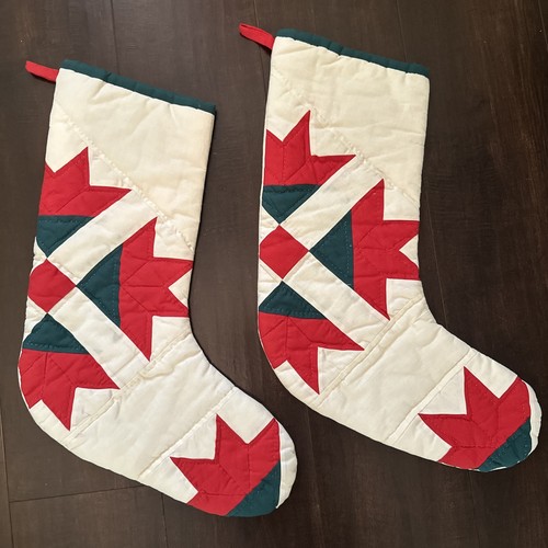 Quilted christmas stockings - 2,