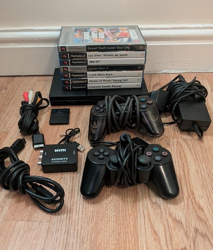 Playstation ps2 slim bundle - ps2,
