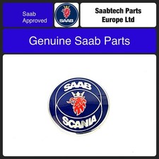 Saab front bonnet emblem badge - saab,